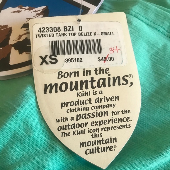 KUHL / YOGA / TWISTED TANK TOP / XS / BELIZE - Picture 5 of 5